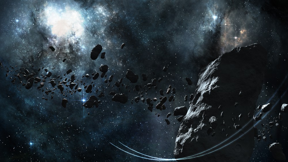 太空宇宙小行星高清壁纸