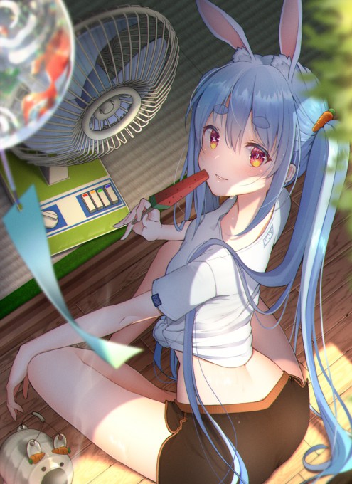 兔田佩克拉2k手机壁纸