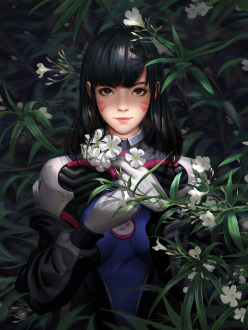 《守望先锋》D.Va4k手机壁纸