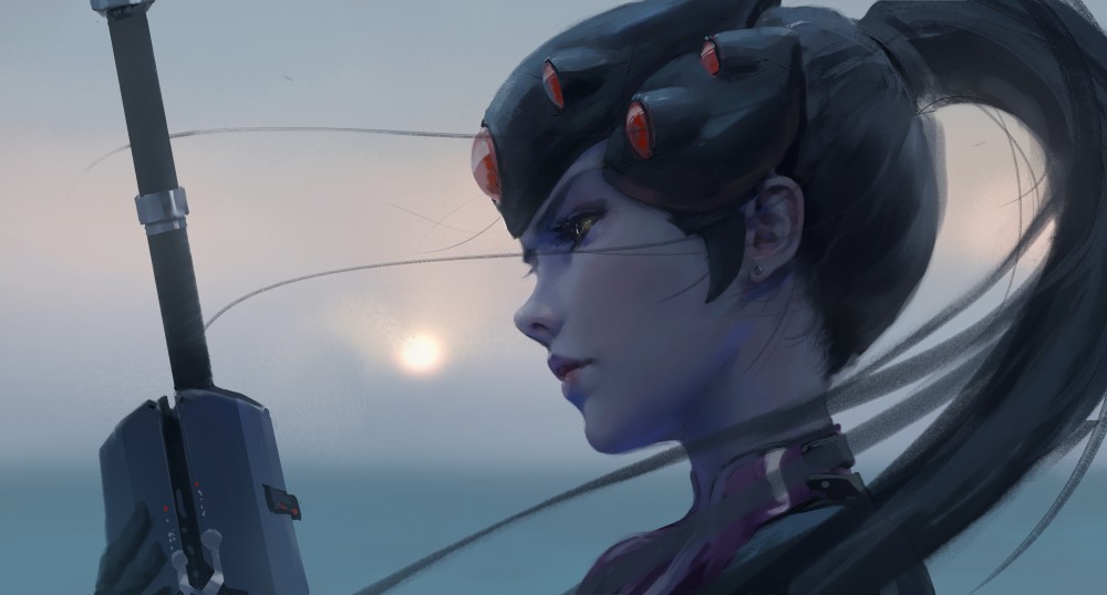 《守望先锋》黑百合4k电脑桌面壁纸