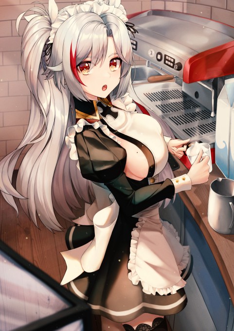 《碧蓝航线》欧根亲王2k手机壁纸(2480x3508)