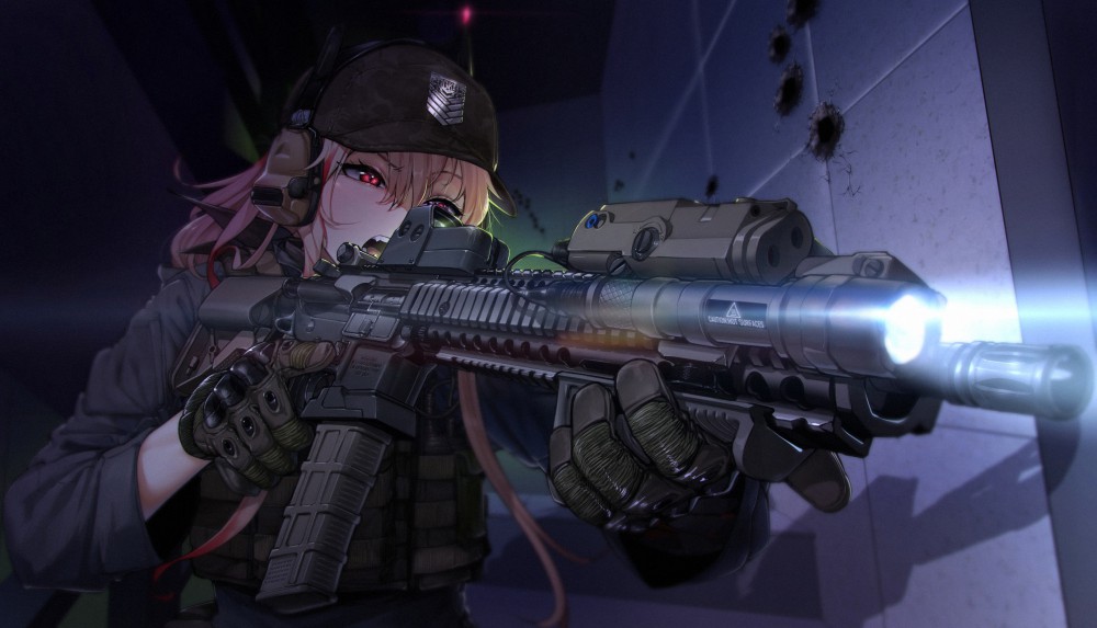《少女前线》M4 SOPMOD II2k电脑桌面壁纸