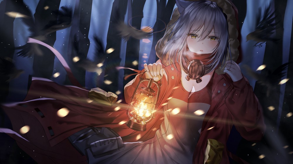 《明日方舟》红2k电脑桌面壁纸