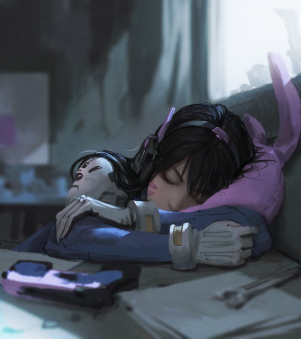 《守望先锋》D.Va高清手机壁纸