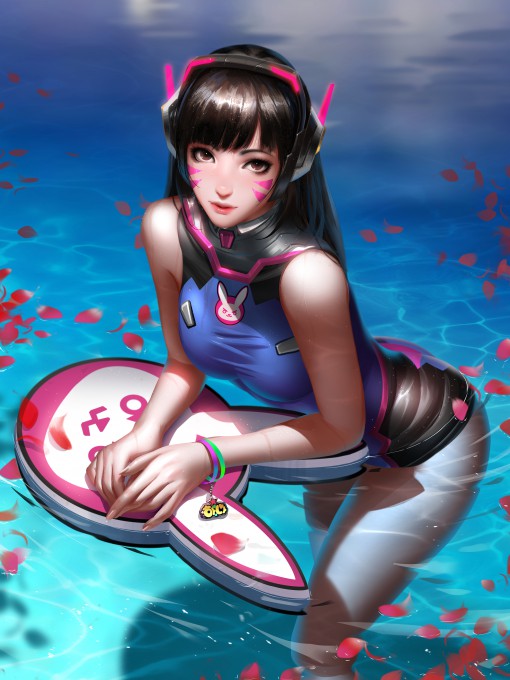 《守望先锋》D.Va4k手机壁纸