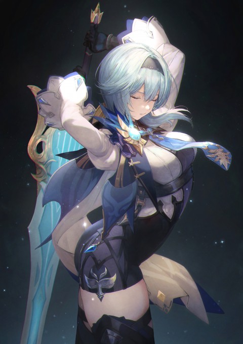 《原神》优菈高清手机壁纸(1536x2176)