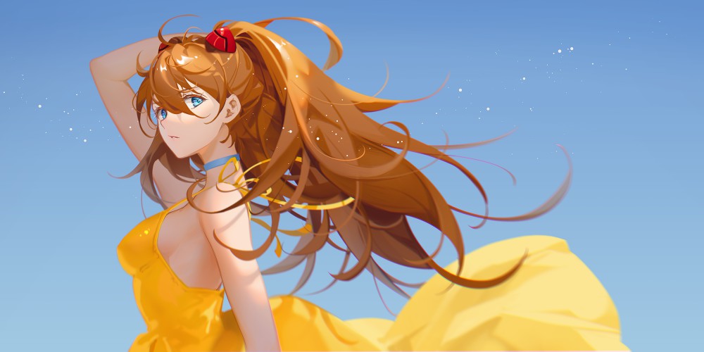 《新世纪福音战士》惣流·明日香·兰格雷高清电脑桌面壁纸