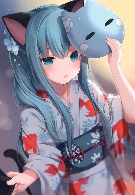 猫羽雫2k手机壁纸(2440x3513)