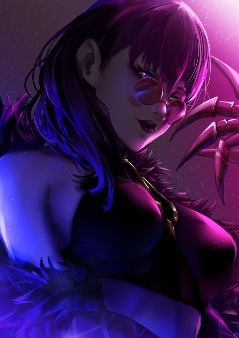 《英雄联盟》伊芙琳2k手机壁纸(2480x3508)