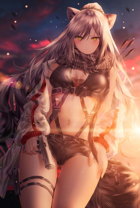《明日方舟》黑4k手机壁纸(3342x4958)
