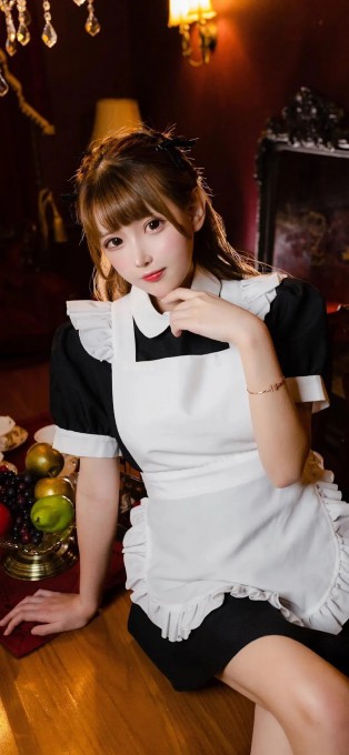 女仆装美女手机壁纸(1080x2337)