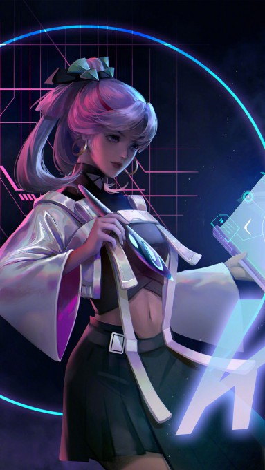 王者荣耀上官婉儿天狼绘梦者手机壁纸(1080x1920)