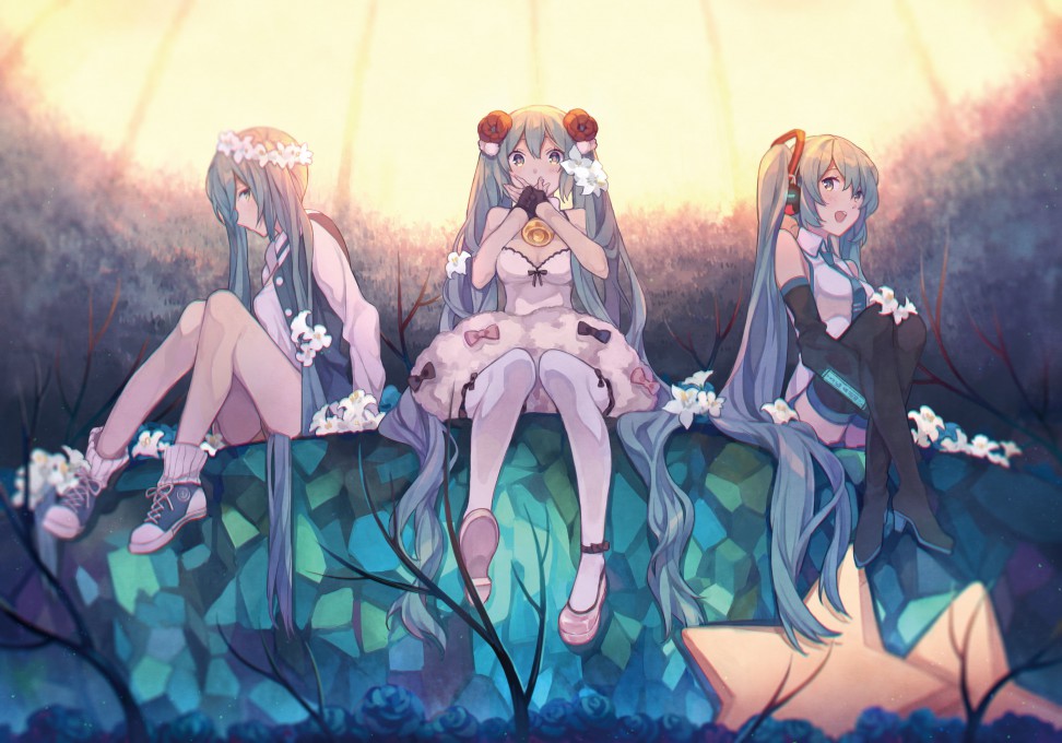 动漫初音未来高清4k壁纸(4440x3106)