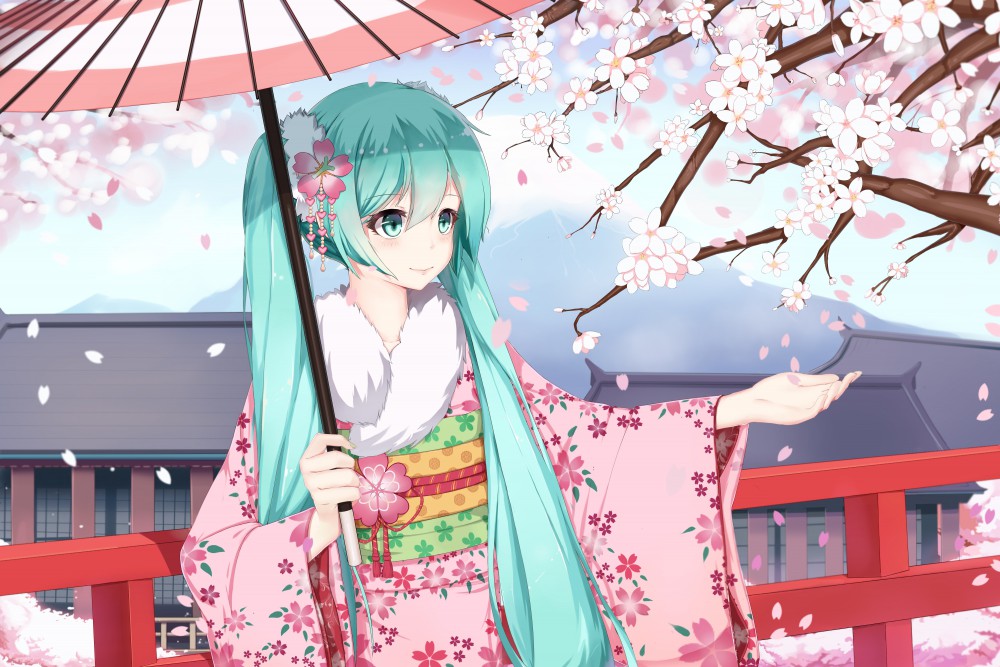 初音未来vocaloid高清4k壁纸(6000x4001)