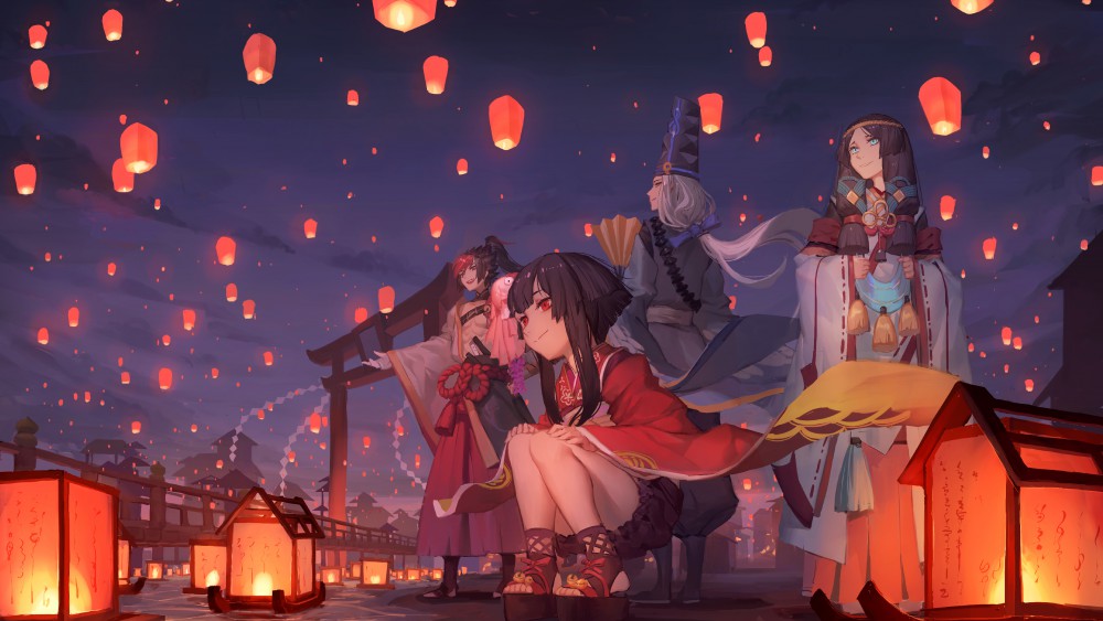《阴阳师》主角录游戏人物4k桌面壁纸