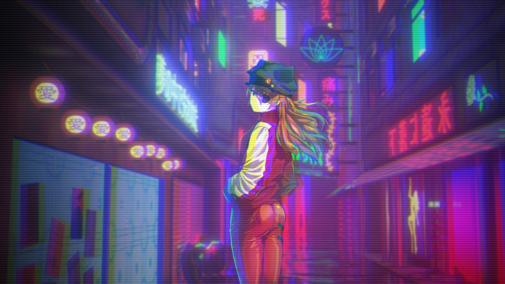 《新世纪福音战士》明日香高清动漫桌面壁纸