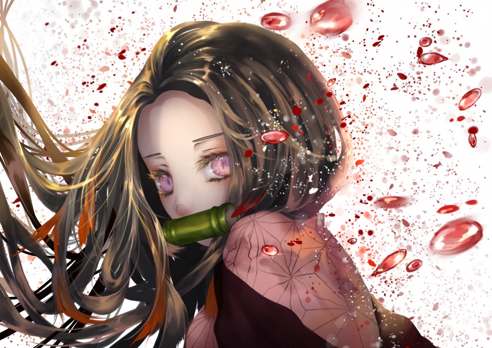 《鬼灭之刃》祢豆子高清动漫壁纸