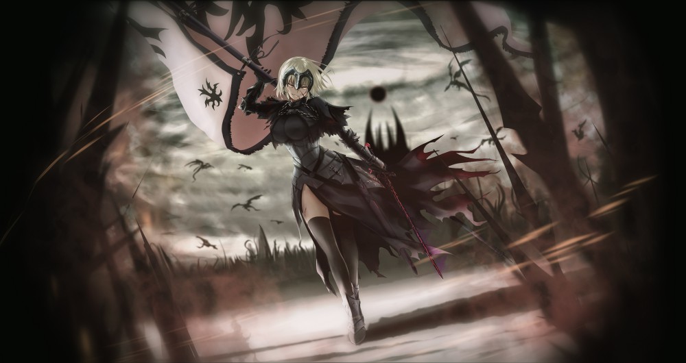 《Fate》贞德高清电脑4k桌面壁纸