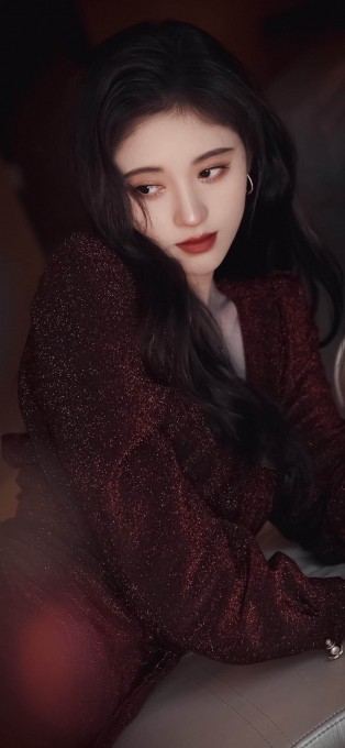 鞠婧祎高清性感写真手机壁纸(1242x2688)