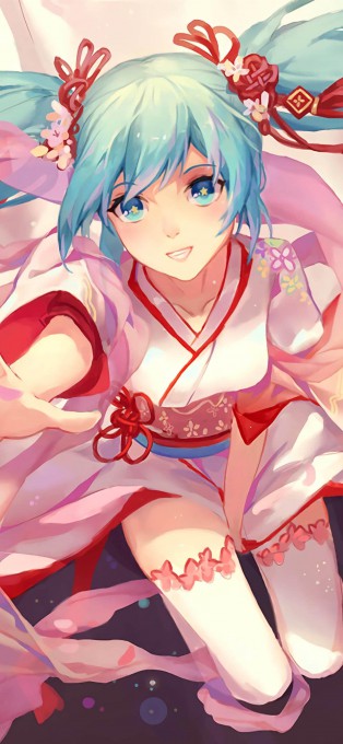 动漫初音未来高清手机壁纸(1242x2688)