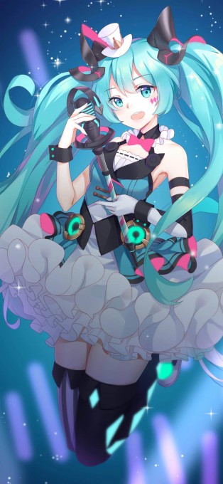 动漫初音未来高清手机壁纸(1242x2688)
