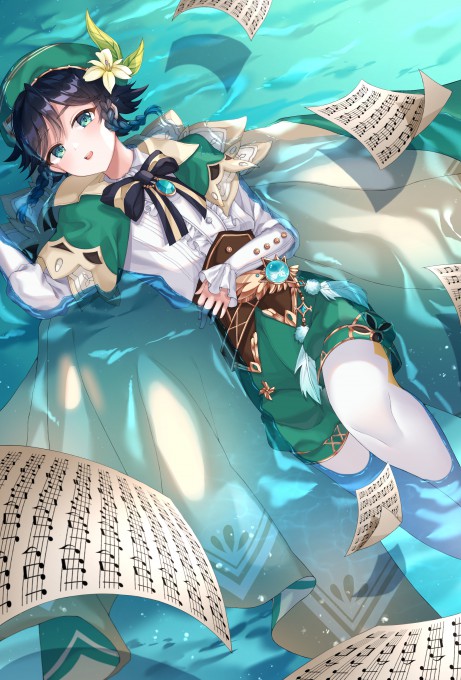 《原神》温迪2k手机壁纸