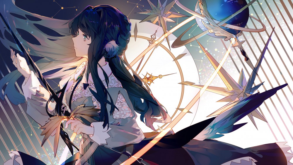《明日方舟》星极黑剑游戏人物桌面壁纸