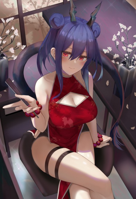 《明日方舟》陈4k手机壁纸