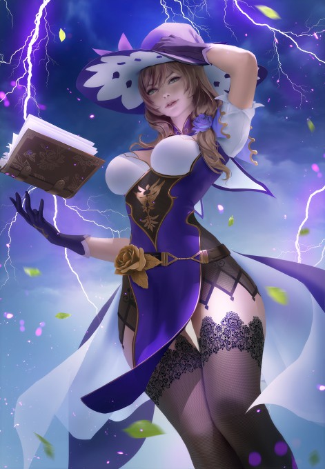 《原神》丽莎4k手机壁纸