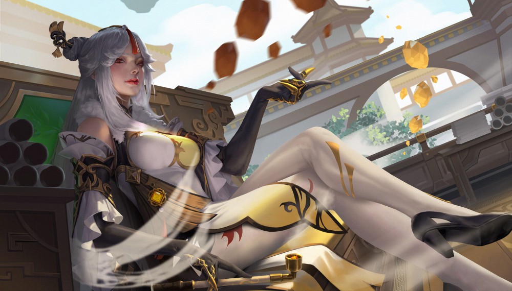《原神》凝光高清电脑桌面壁纸