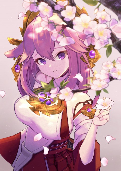 《原神》八重神子4k手机壁纸
