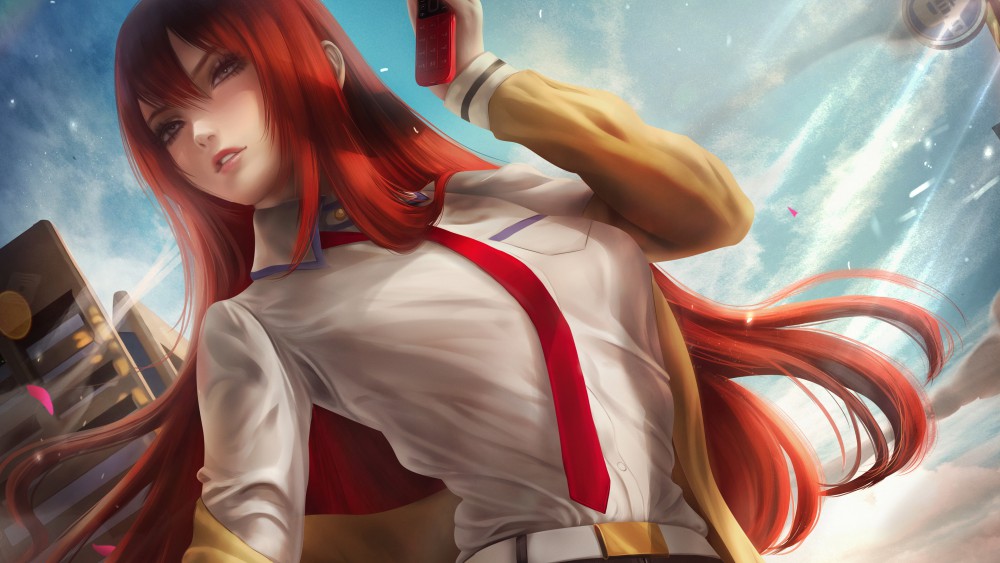 《命运石之门》牧濑红莉栖4k高清壁纸(3840x2160)