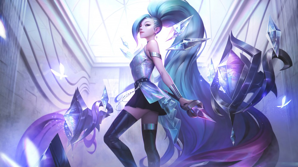《英雄联盟》Seraphine游戏4k桌面壁纸