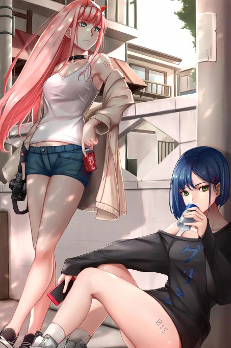《DARLING in the FRANXX》02莓手机壁纸