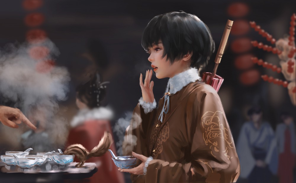 《鬼刀》小绿高清8k电脑桌面壁纸