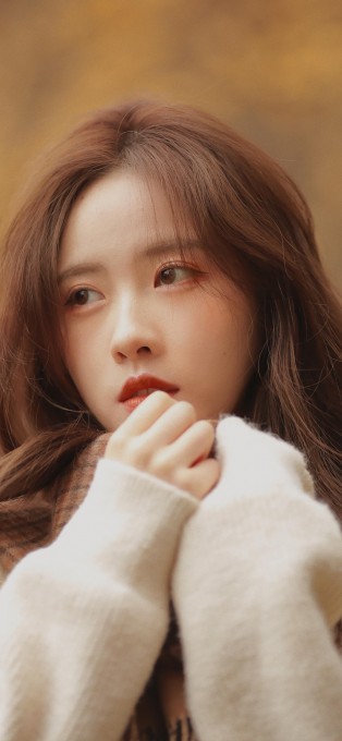 网红梨涡允允美女手机壁纸