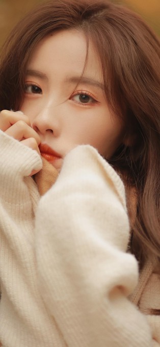 网红梨涡允允美女手机壁纸