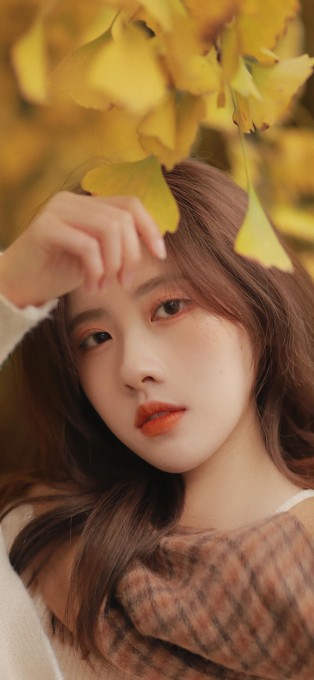 网红梨涡允允美女手机壁纸