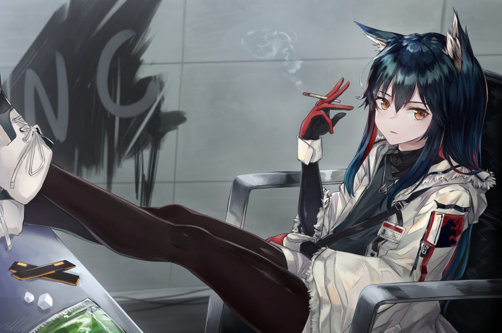 《明日方舟》德克萨斯2k电脑桌面壁纸