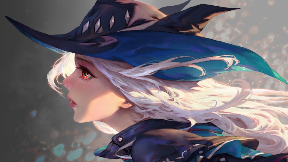 《明日方舟》斯卡蒂高清4k桌面壁纸(3840x2160)