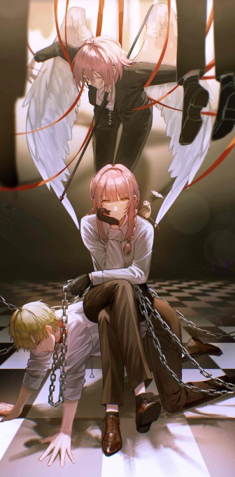 《电锯人》玛奇玛电次6k手机壁纸