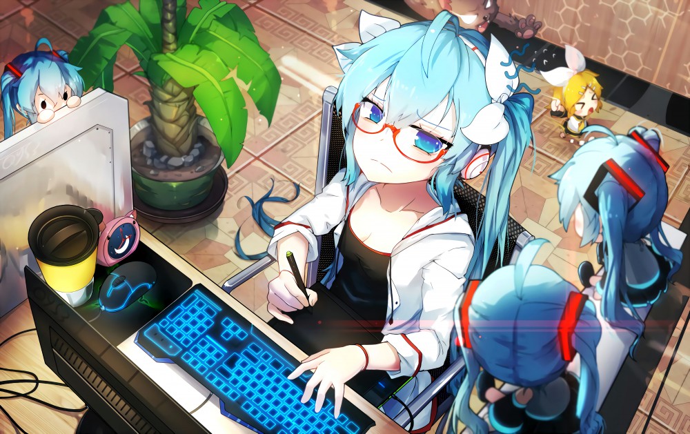 初音未来8k横屏桌面壁纸