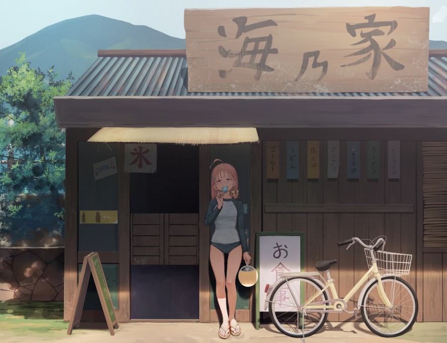 高海千歌动漫女孩4k桌面壁纸