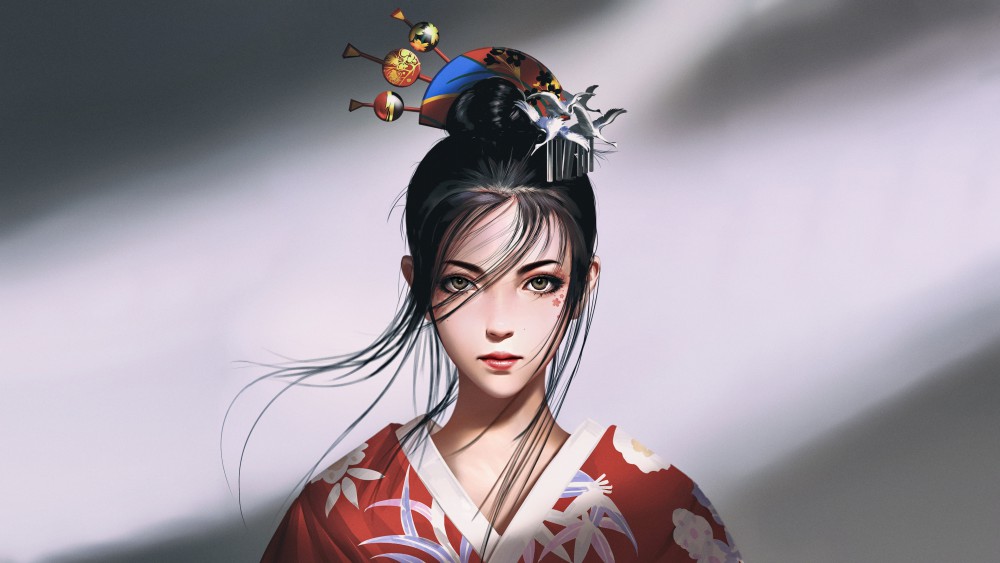 艺妓日本和服4k桌面壁纸