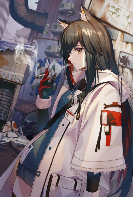 《明日方舟》德克萨斯手机壁纸(2400x3542)