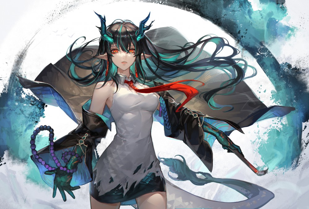 《明日方舟》夕2k桌面壁纸