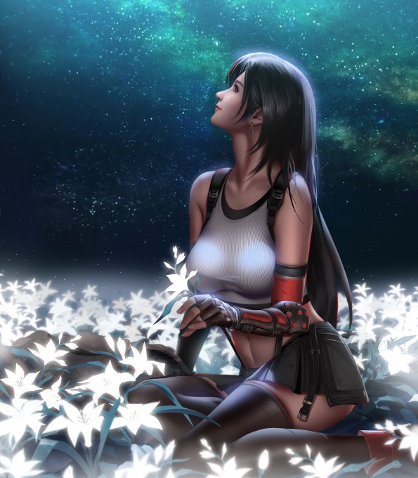 最终幻想蒂法洛克哈特美女4k壁纸(3500x4000)