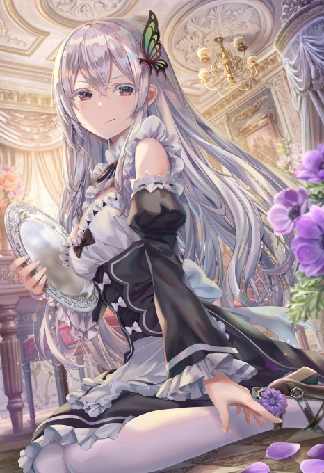 《Re：从零开始的异世界生活》艾姬多娜8k手机壁纸(5496x8026)