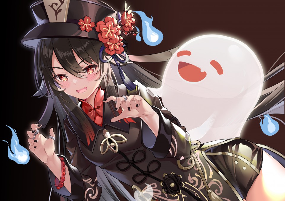 《原神》胡桃鬼魂4k桌面壁纸