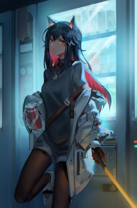 《明日方舟》德克萨斯5k手机壁纸